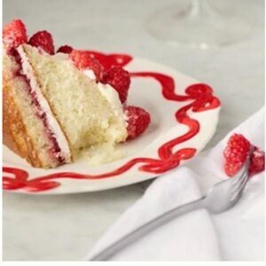 Anthropologie Benedita Bow Stoneware Side Plates | Set of 4 | Red | NIB